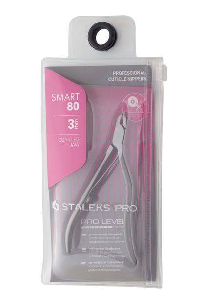 Staleks Professionele Nagelriemtang Smart 80 3 mm Quarter Jaw (NS-80-3)