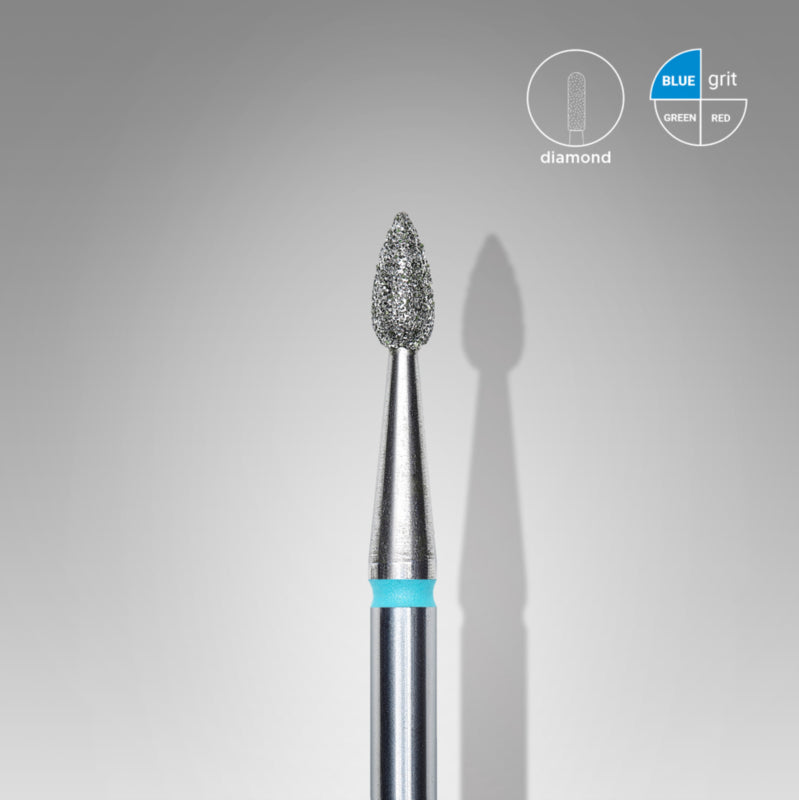 Staleks Diamond Frees Bit Drop Blue 2.3mm (Manicure Pedicure) (FA40B023/5K)
