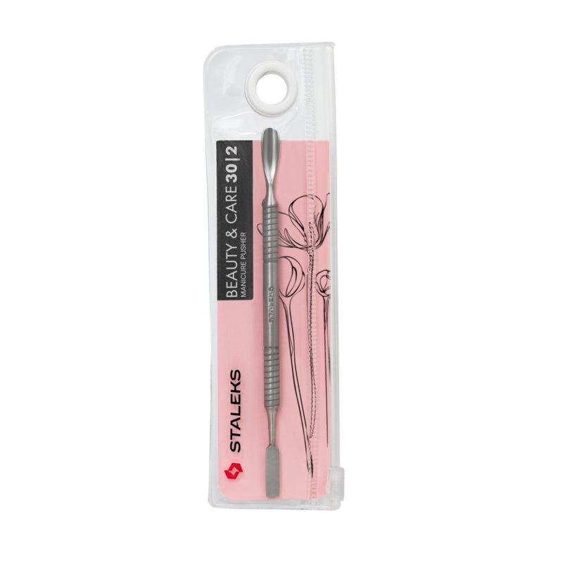 Staleks Pusher Afgerond Smal + Reiniger Beauty & Care 30 Type 2 (PBC-30/2)