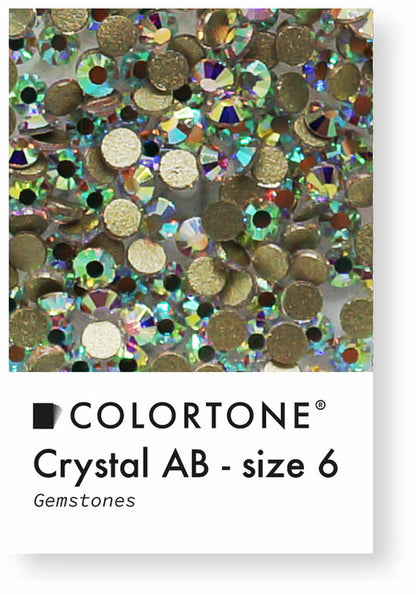 Colortone Crystal Aurora Borealis (AB) Rhinestones