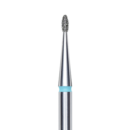 Staleks Diamond Frees Bit Rounded Drop Blue 1.2mm (Manicure Pedicure) (FA50B012/3K)