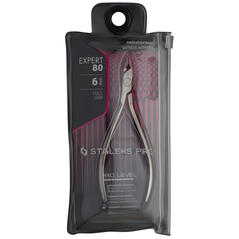 Staleks Professionele Nagelriemtang Expert 80 6 mm Full Jaw (NE-80-6)