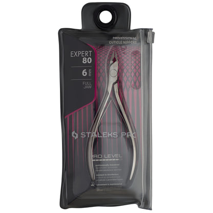 Staleks Professionele Nagelriemtang Expert 80 6 mm Full Jaw (NE-80-6)