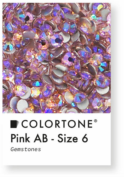 Colortone Pink Aurora Borealis (AB) Rhinestones