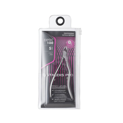 Staleks Professionele Nagelriemtang Expert 100 5 mm Half Jaw (NE-100-5)