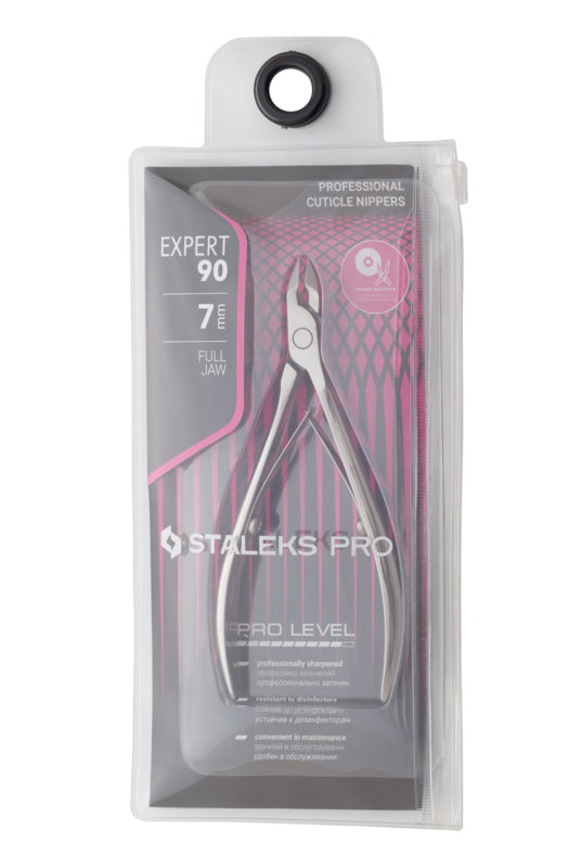 Staleks Professionele Nagelriemtang Expert 90 7 mm Full Jaw (NE-90-7)