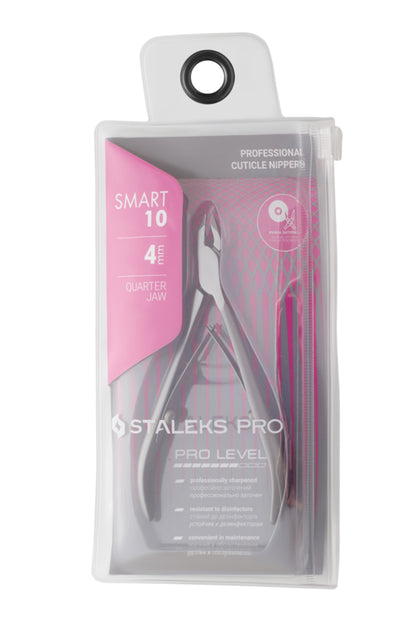 Staleks Professionele Nagelriemtang Smart 10 4 mm Quarter Jaw (NS-10-4)