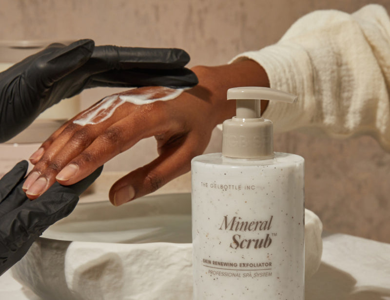 The GelBottle SPA Mineral Scrub Cell Renewing Exfoliator
