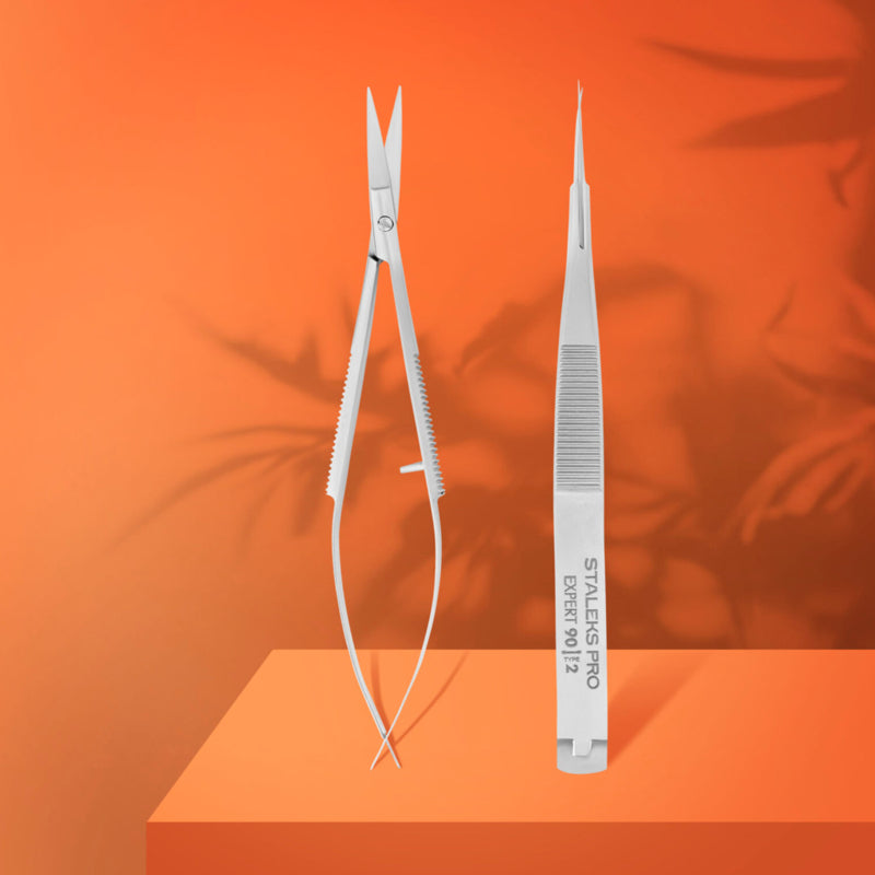 Staleks Pro Microschaar Voor Wenkbrauwen Expert 90 Type 2 (SE-90/2)