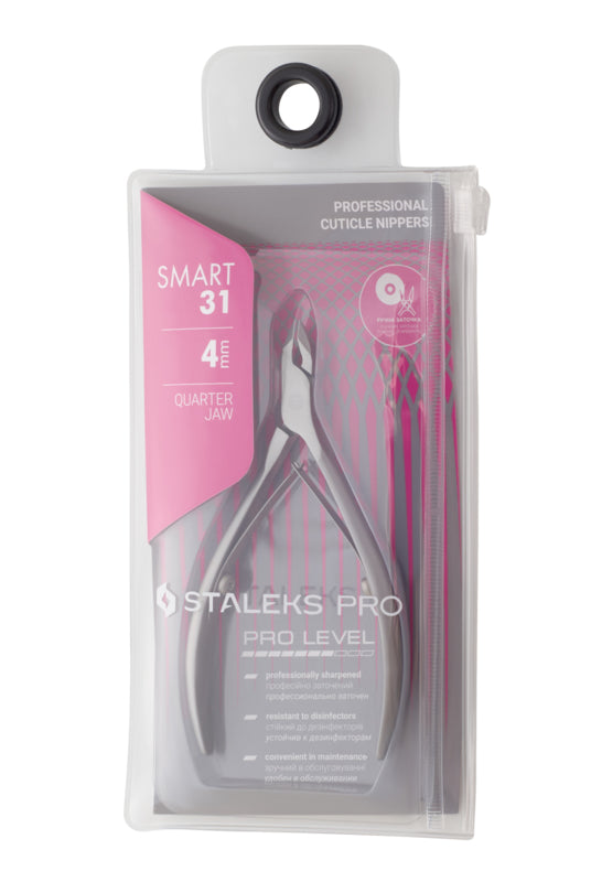 Staleks Professionele Nagelriemtang Smart 31 4 mm Quarter Jaw (NS-31-4)