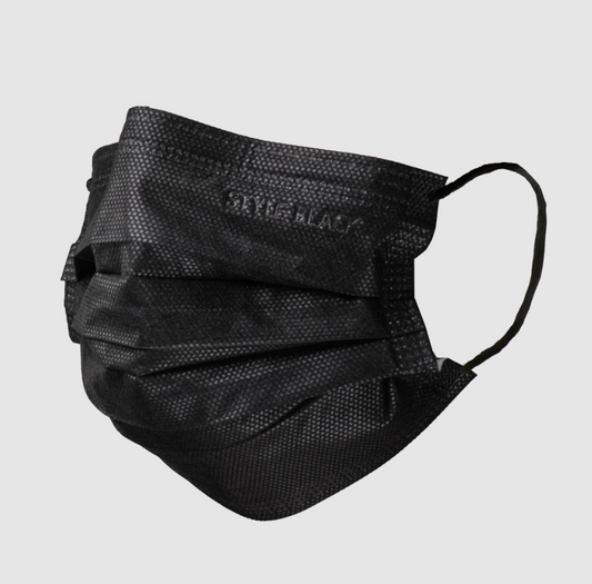 Ampri Mondmasker 3 Laags Zwart 50 Pack (type IIR)