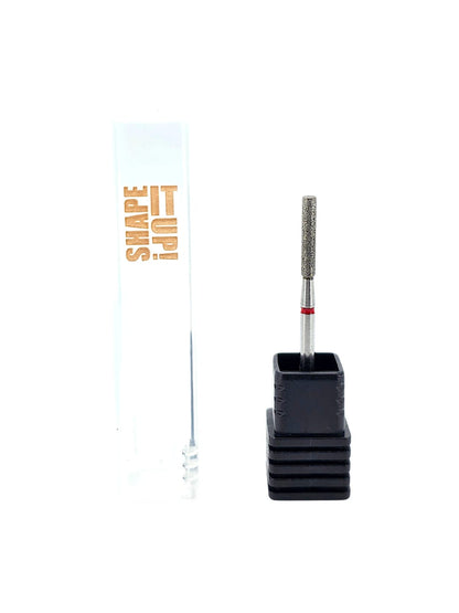 Shape It Up Diamond Frees Bit Lange Smalle Fluit Cilinder 2.3 mm Rood (Manicure Pedicure)