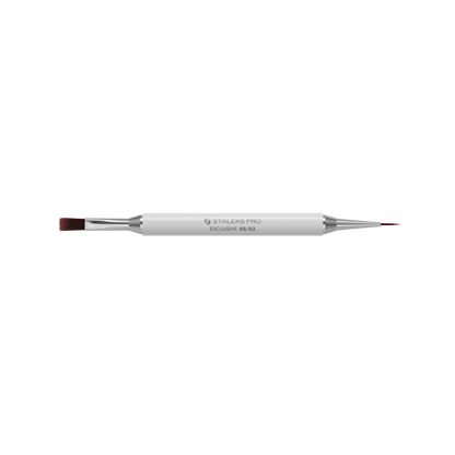 Staleks Exclusive Liner & Gel Penseel Dubbelzijdig 10 mm & 10 mm (NBX-08/03)