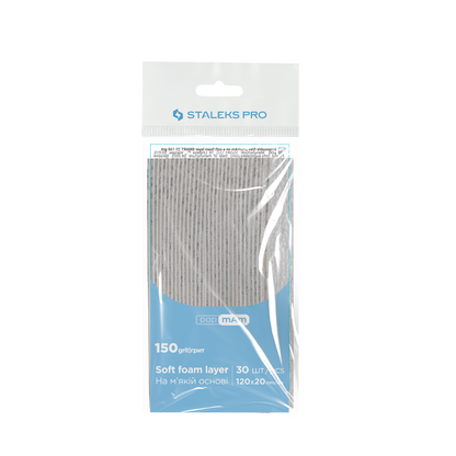 Staleks Pro Smart 20 PapmAm Rechte Vijl Soft Base 30 Stuks (DFC-20-serie)
