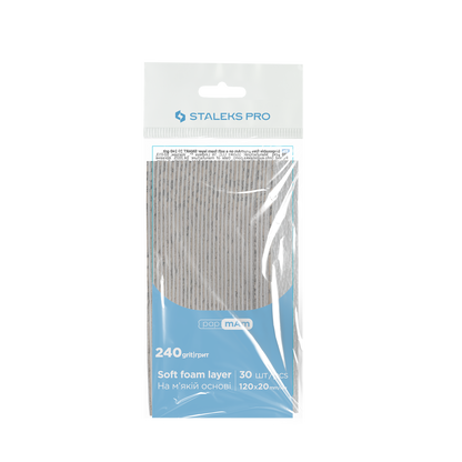 Staleks Pro Smart 20 PapmAm Rechte Vijl Soft Base 30 Stuks (DFC-20-serie)