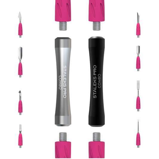 Staleks Werkzaam Deel Manicure Pusher Uniq Combo