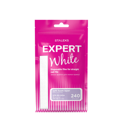 Staleks Pro Expert 20 Vervangbare Vijlen Recht Met Foam 30 Stuks (DFE-20-serie)