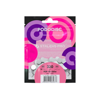 Staleks Refill Pads For Pododisc XS White (50 pc) (PDF-10-serie)