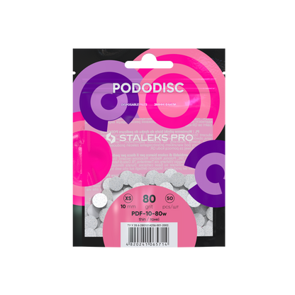 Staleks Refill Pads For Pododisc XS White (50 pc) (PDF-10-serie)