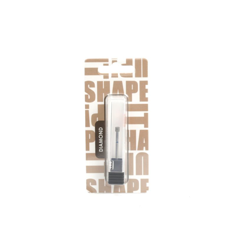 Shape It Up Diamond Frees Bit Korte Brede Cilinder Flat Top 3.5 mm Blauw (Manicure Pedicure)