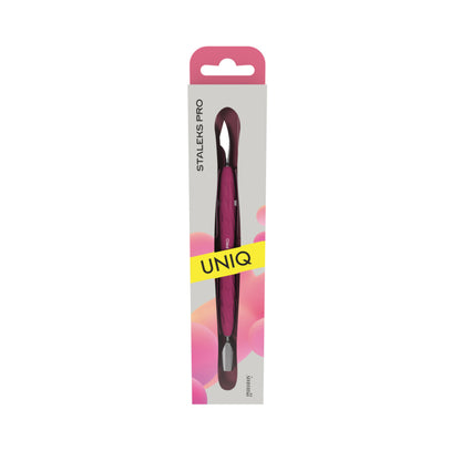 Staleks Pusher Smal Afgerond + Mes Uniq Gummi 10 Type 3 (PQ-10/3)