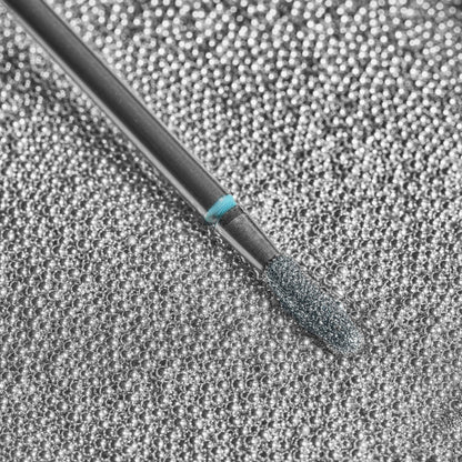 Staleks Diamond Frees Bit Rounded Cylinder Green 2.3mm (Manicure Pedicure) (FA30G023/8K)