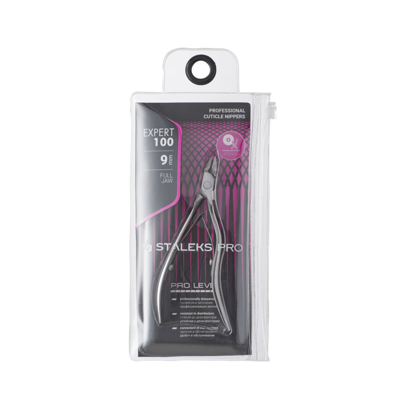 Staleks Professionele Nagelriemtang Expert 100 9 mm Full Jaw (NE-100-9)