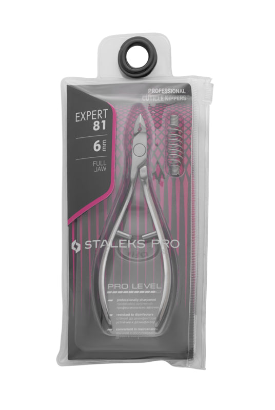 Staleks Professionele Nagelriemtang Expert 81 6 mm Full Jaw (NE-81-6)