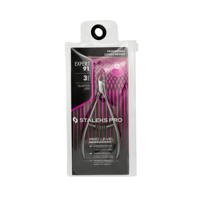 Staleks Professionele Nagelriemtang Expert 91 3 mm Quarter Jaw (NE-91-3)