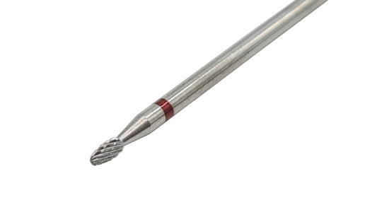 Shape It Up Frees Bit Carbide Bullit Cuticle Clean Bit Rood (Manicure Pedicure)