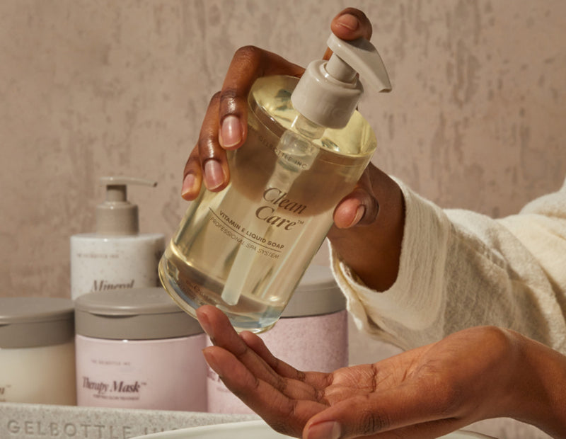 The GelBottle SPA Clean Care Vitamin E Liquid Soap