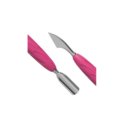 Staleks Pusher Smal Afgerond + Mes Uniq Gummi 10 Type 3 (PQ-10/3)