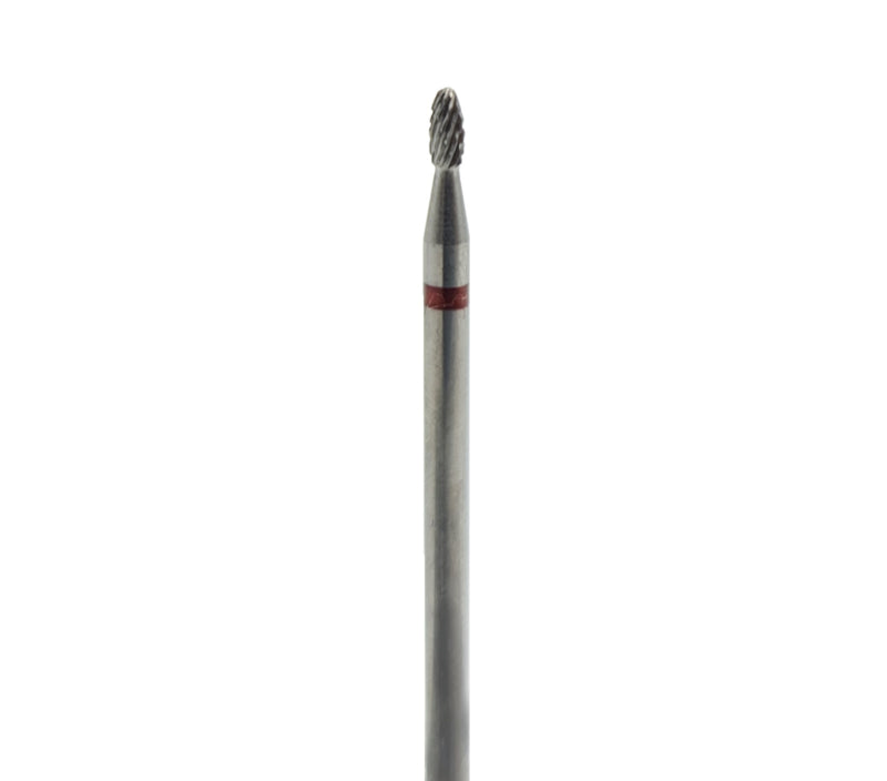 Shape It Up Frees Bit Carbide Bullit Cuticle Clean Bit Rood (Manicure Pedicure)