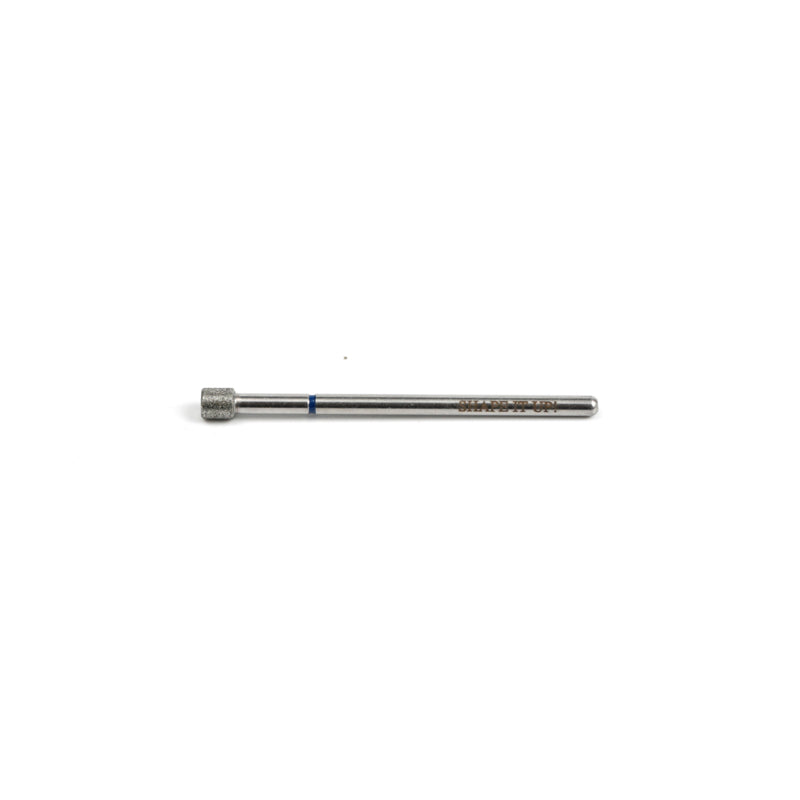 Shape It Up Diamond Frees Bit Korte Brede Cilinder Flat Top 3.5 mm Blauw (Manicure Pedicure)