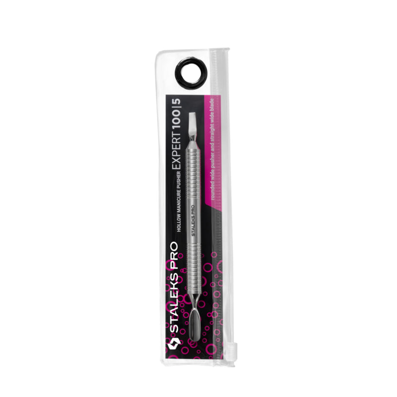 Staleks Holle Pusher Afgerond + Recht Mes Expert 100 Type 5 (PE-100/5)