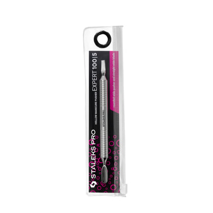 Staleks Holle Pusher Afgerond + Recht Mes Expert 100 Type 5 (PE-100/5)